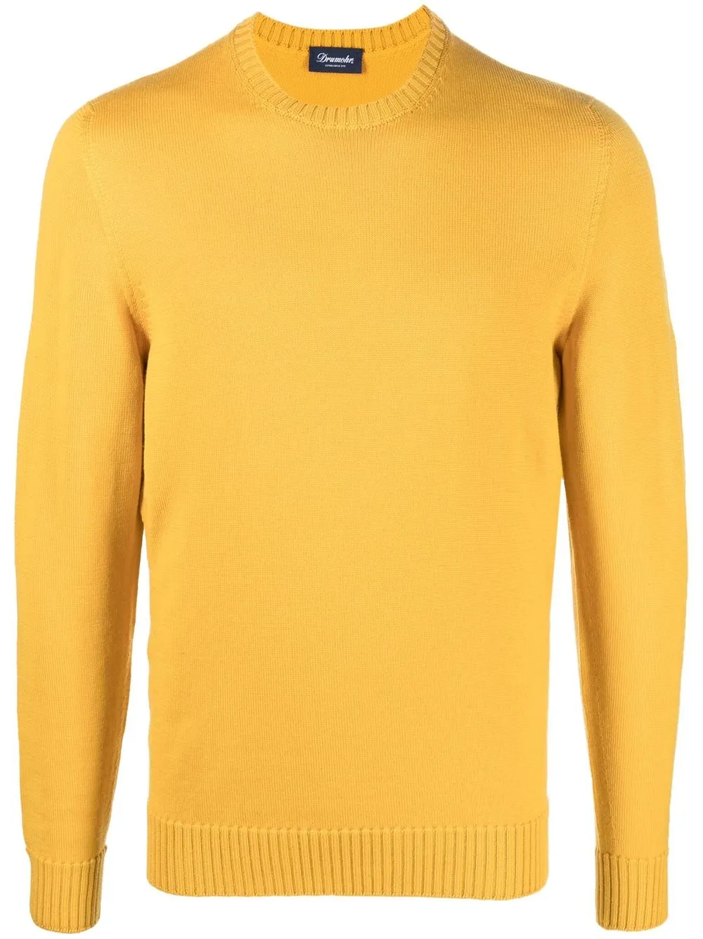 

Drumohr crewneck merino-wool jumper - Yellow