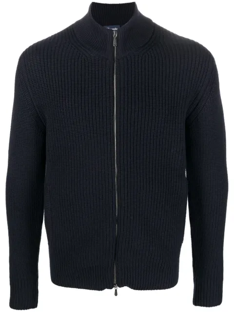Drumohr merino-wool zip-up cardigan