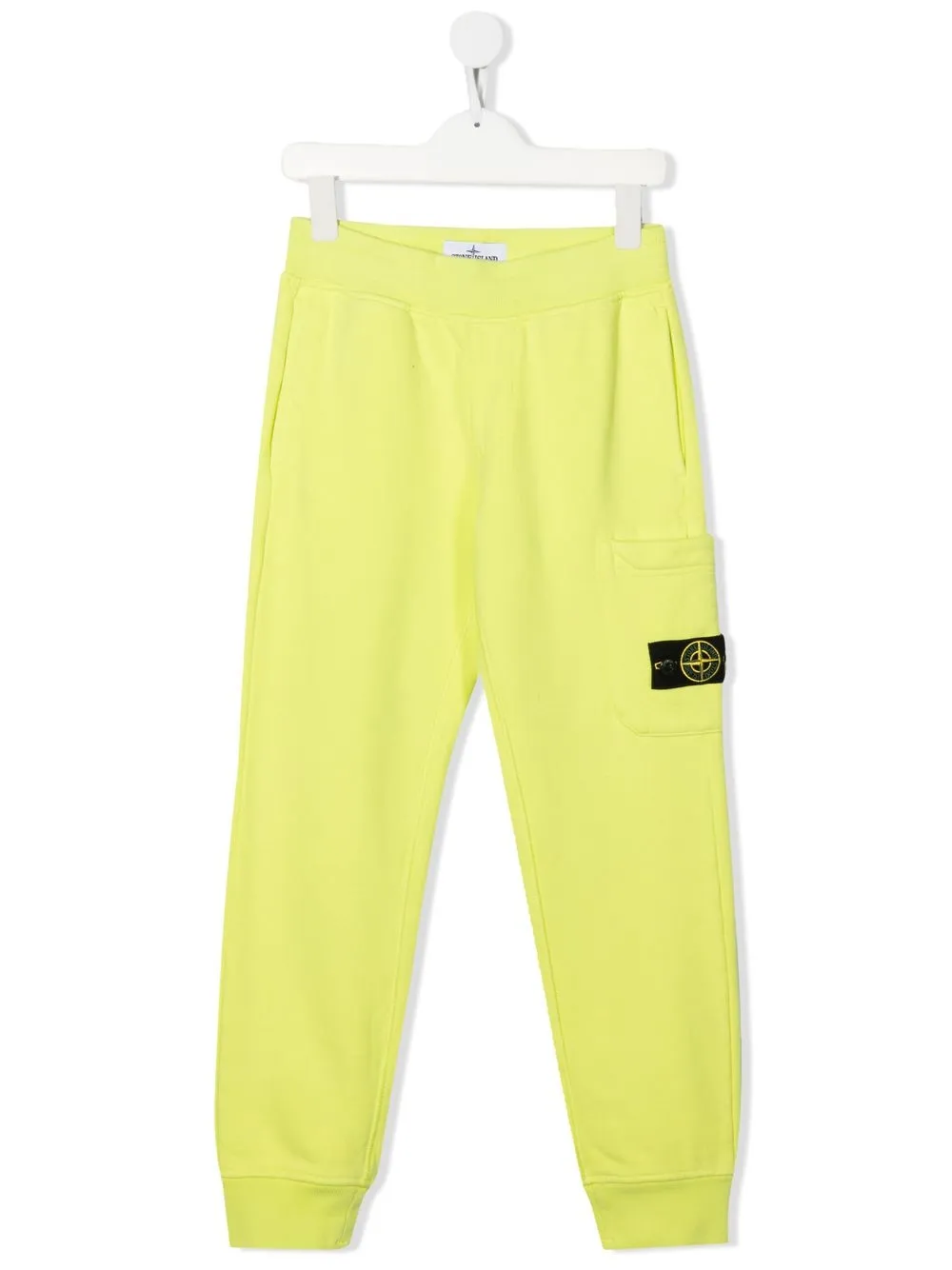 

Stone Island Junior pants con parche del logo - Verde