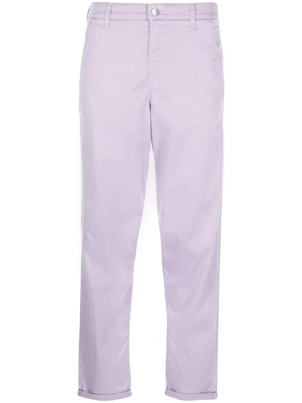 

Emporio Armani pantalones rectos con tiro bajo - Morado