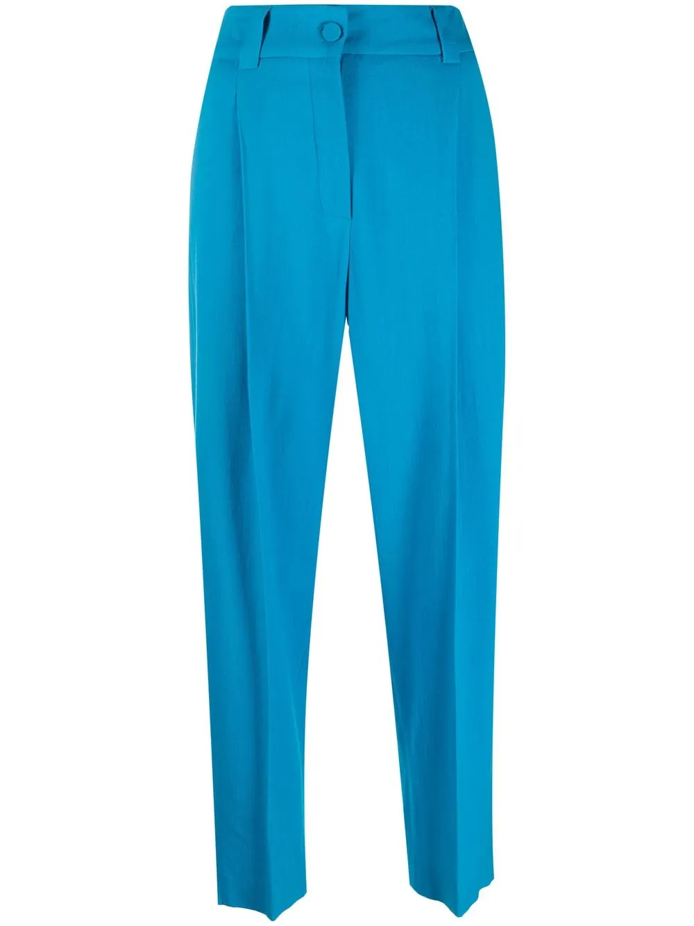 

Alysi pantalones capri con pinzas - Azul