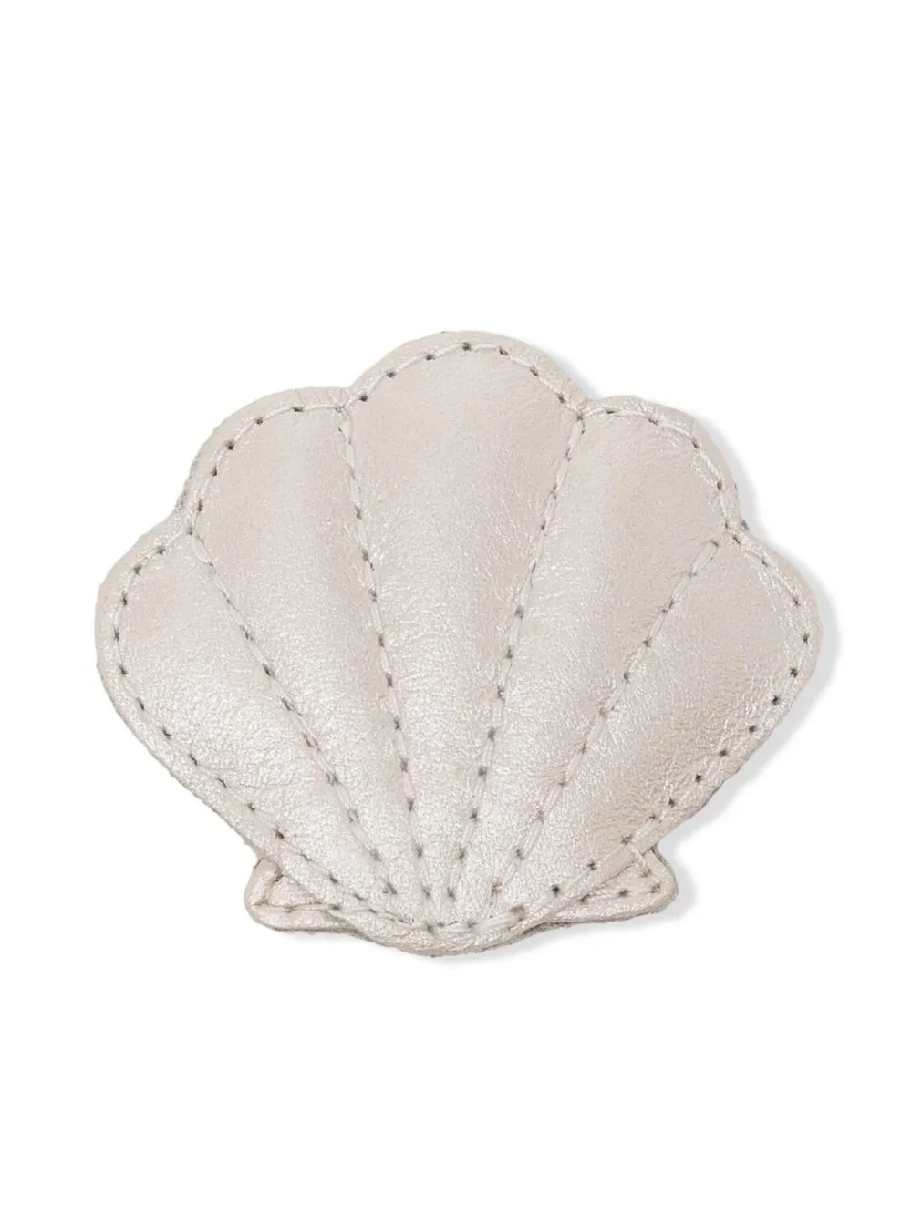 

Donsje scallop-detail hair clip - Gris