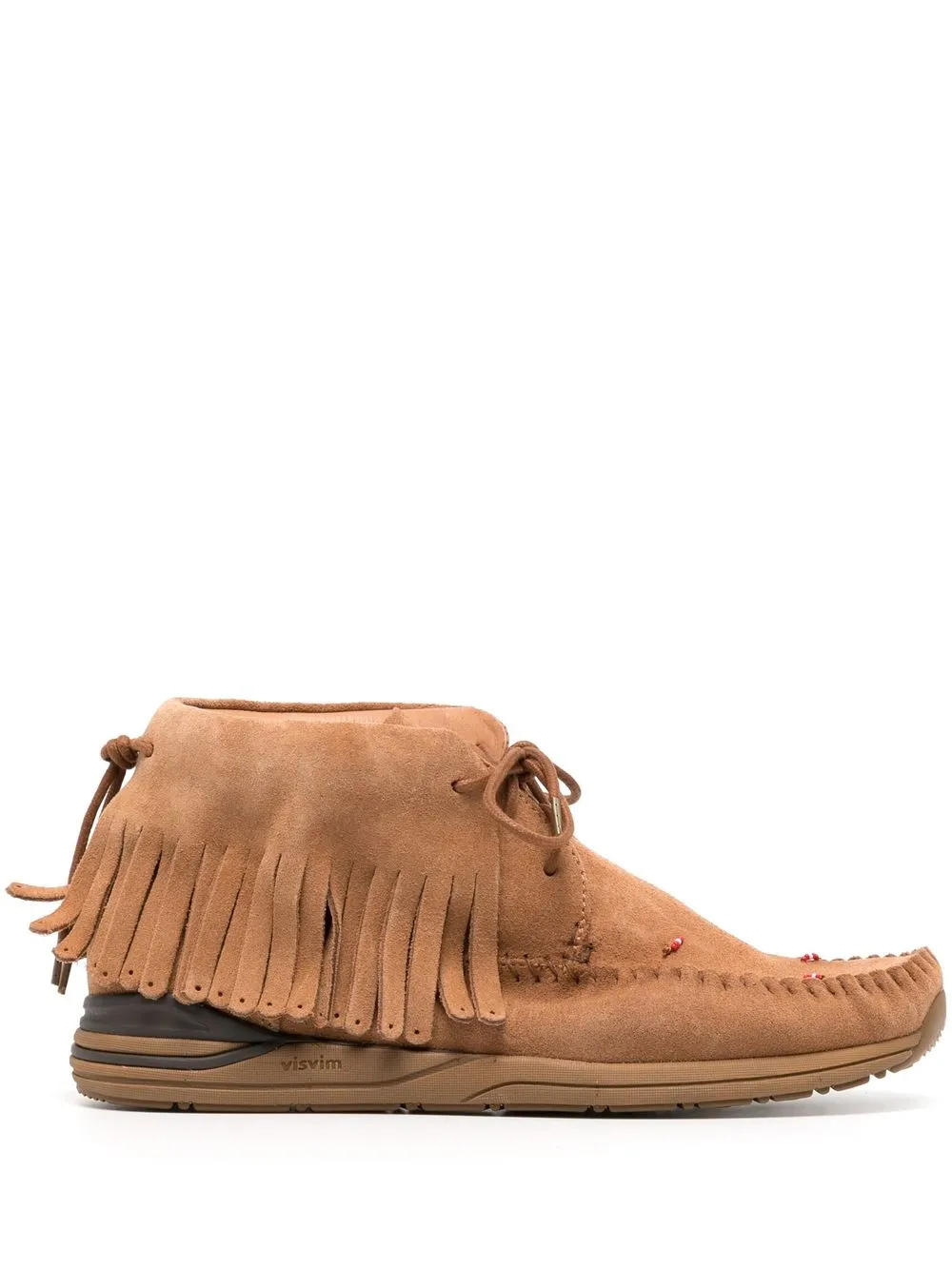 

visvim Shaman-Folk fringe-detail loafers - Brown