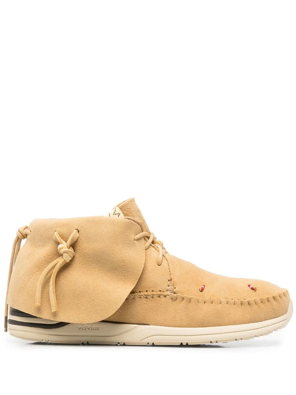 

visvim botas con agujetas y detalle de nudo - Neutro