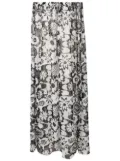 Amir Slama floral-print beach dress - White