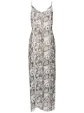Amir Slama floral-print beach dress - White