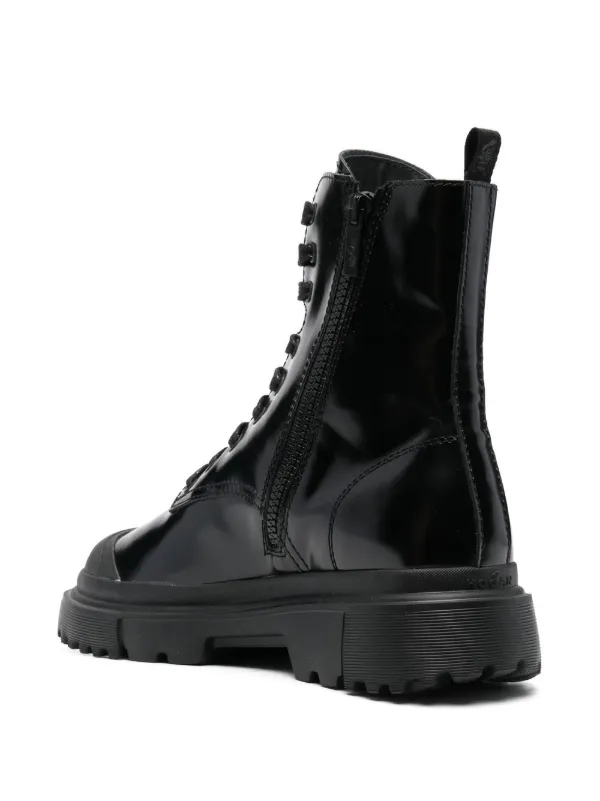 【送料&関税込】Hogan H619 Combat Boots Hogan H619 Combat Boots | Black | FARFETCH JO