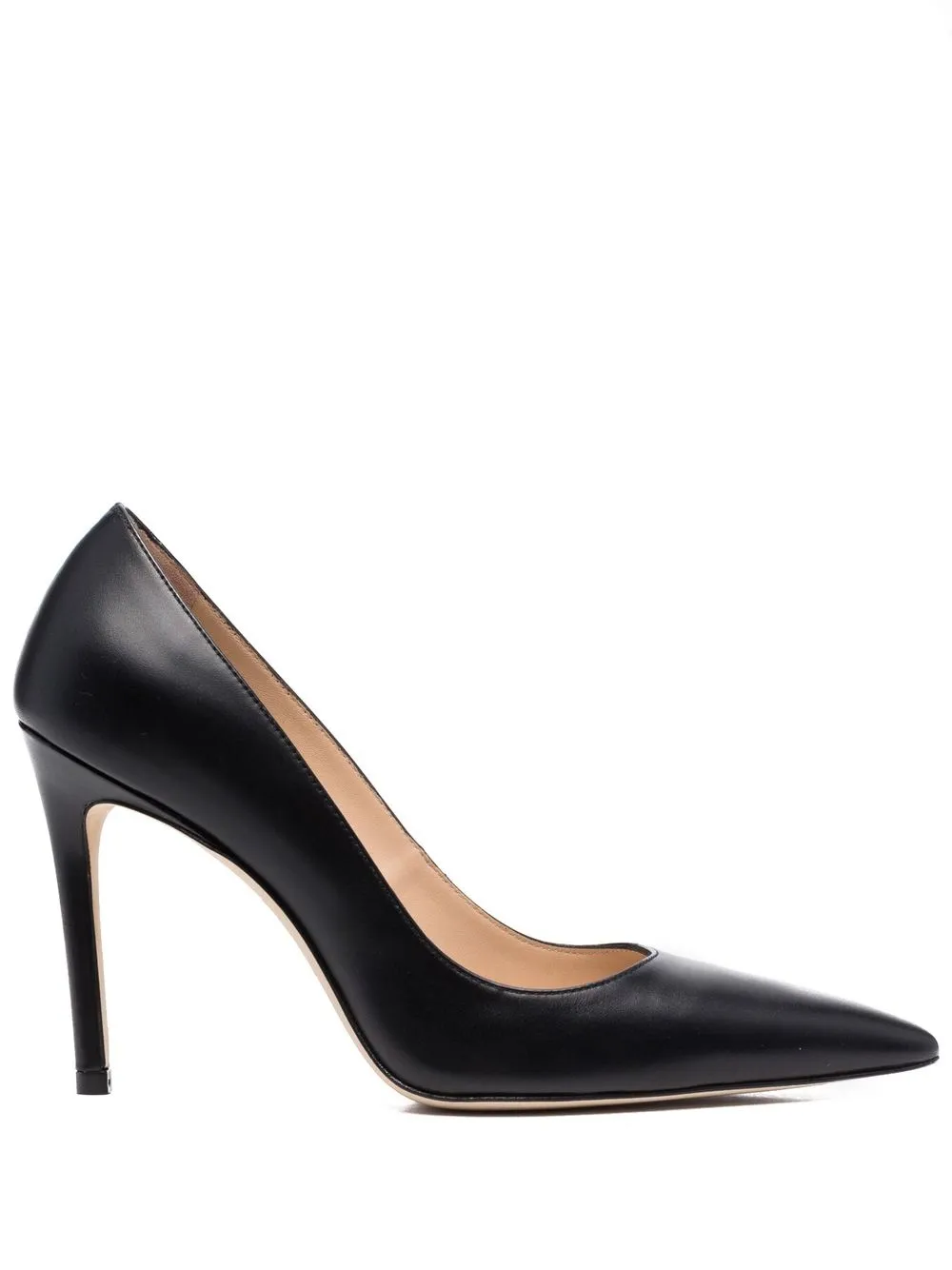 

Stuart Weitzman 110mm heeled leather pumps - Black