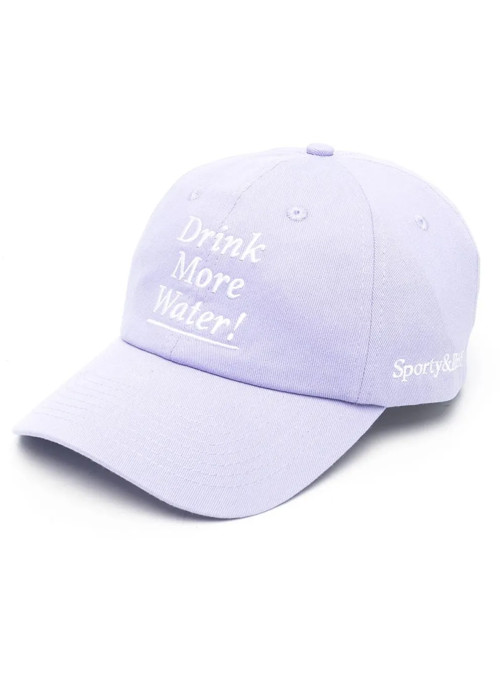 

Sporty & Rich gorra Drink More Water - Morado