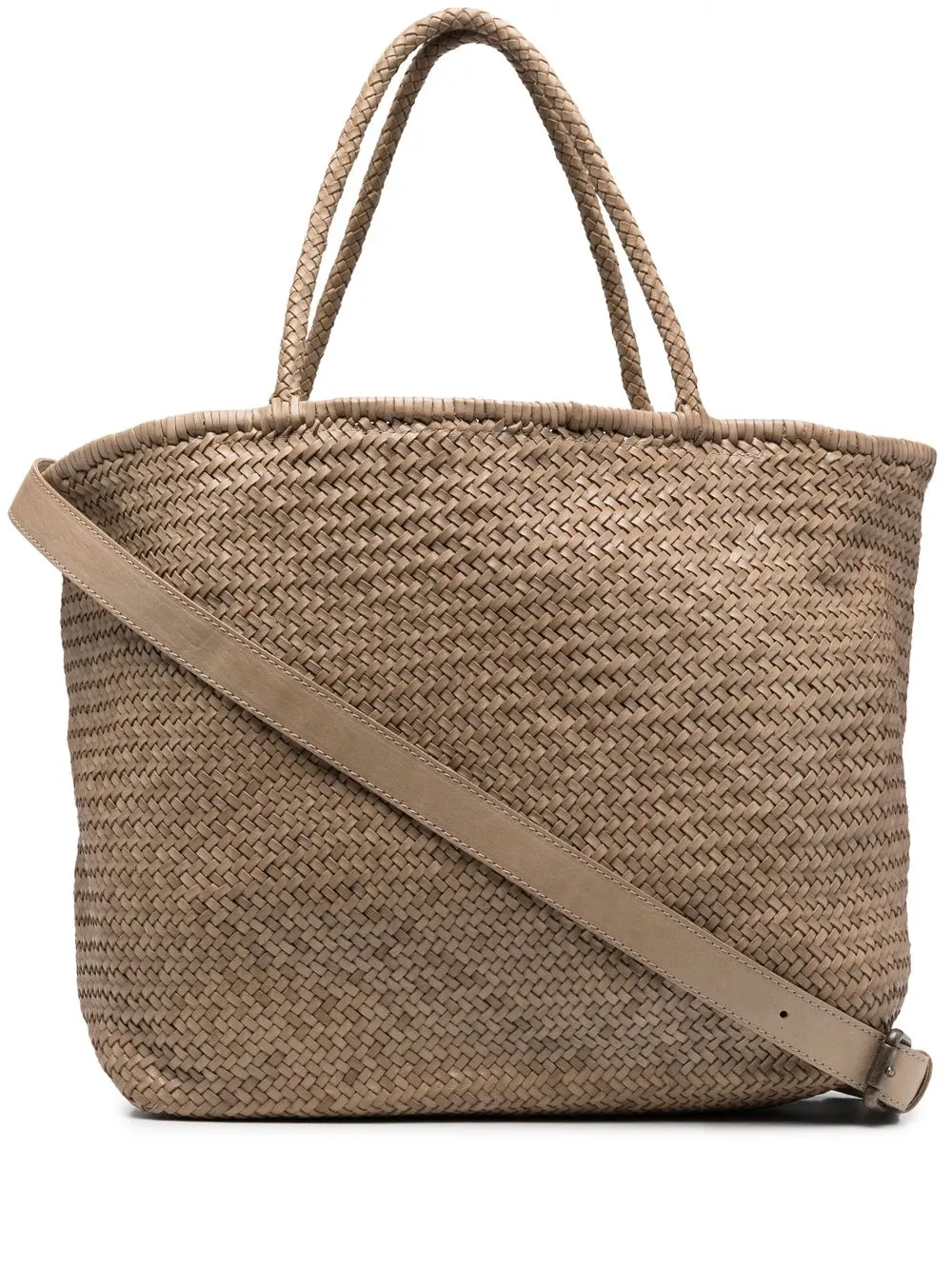 

Officine Creative Susan woven tote bag - Neutrals