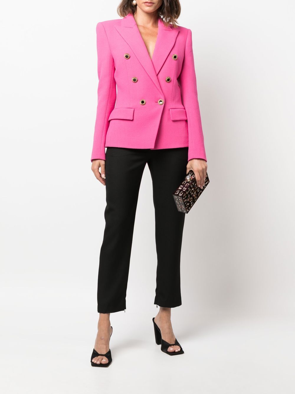 Alexandre Vauthier Blazer met dubbele rij knopen - Roze