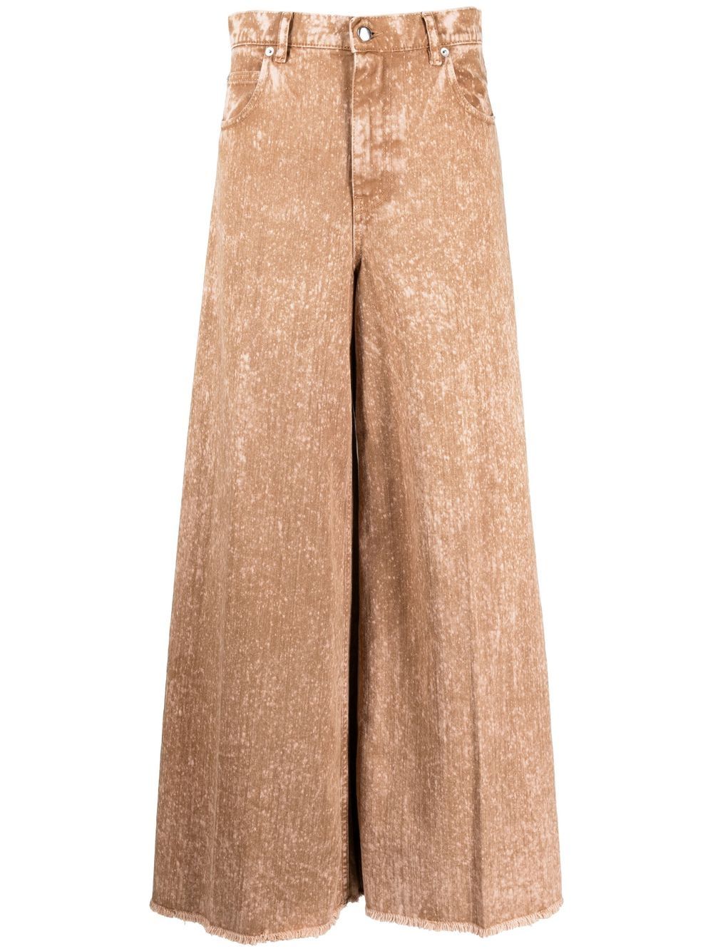 

Marni acid-wash wide leg jeans - Neutrals