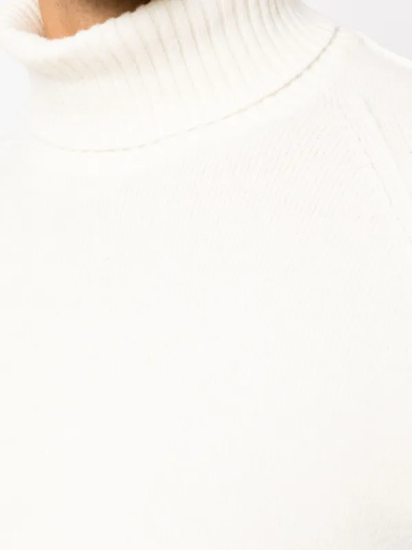 C.P. Company Lens-Embellished Roll-Neck Jumper - White