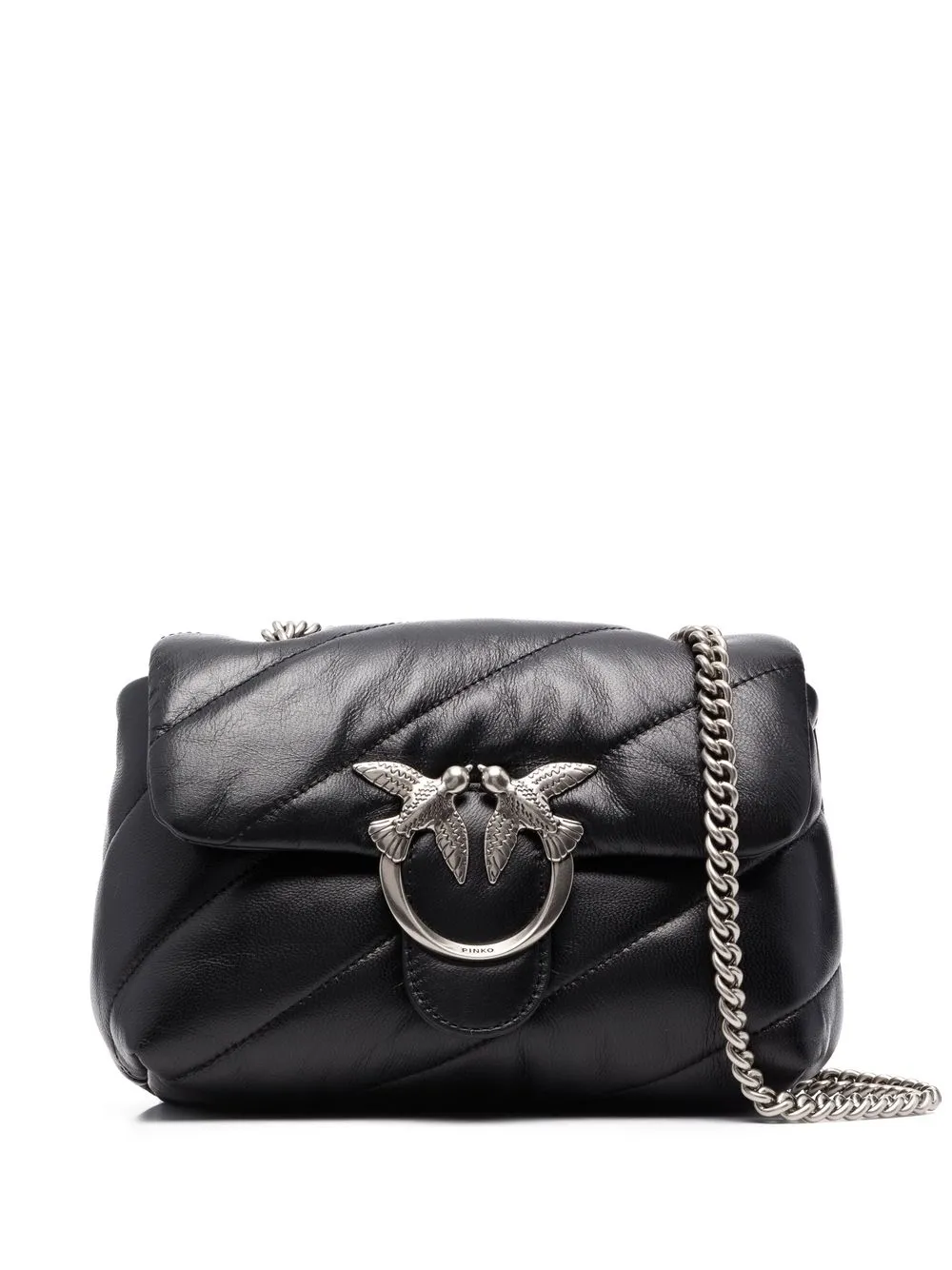 

PINKO bolsa crossbody Love mini - Negro