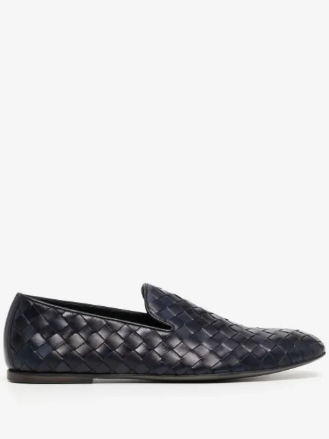 Barrett woven-leather loafers