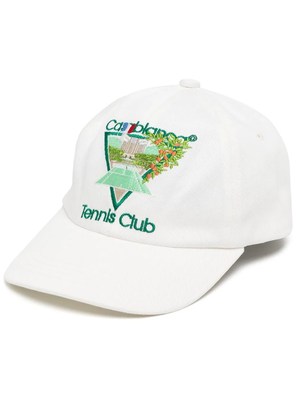 

Casablanca embroidered-logo detail baseball cap - White