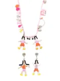 Amir Slama charm detail necklace - Pink