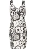 Amir Slama floral-print mini dress - White