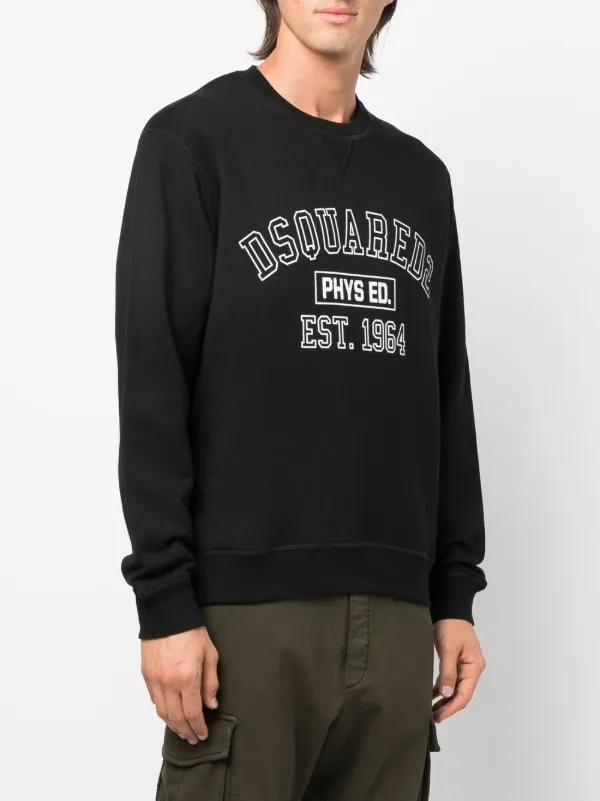 DSQUARED2 Men s Logo Print Crew Neck Sweatshirt