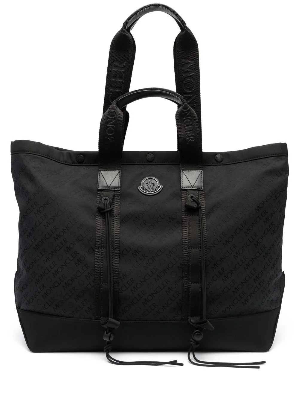 

Moncler tote Tech en jacquard - Negro