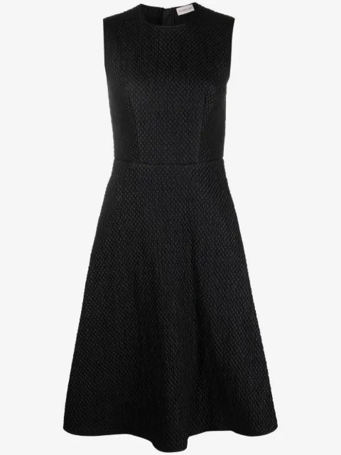 Moncler quilted sleeveless flared dress