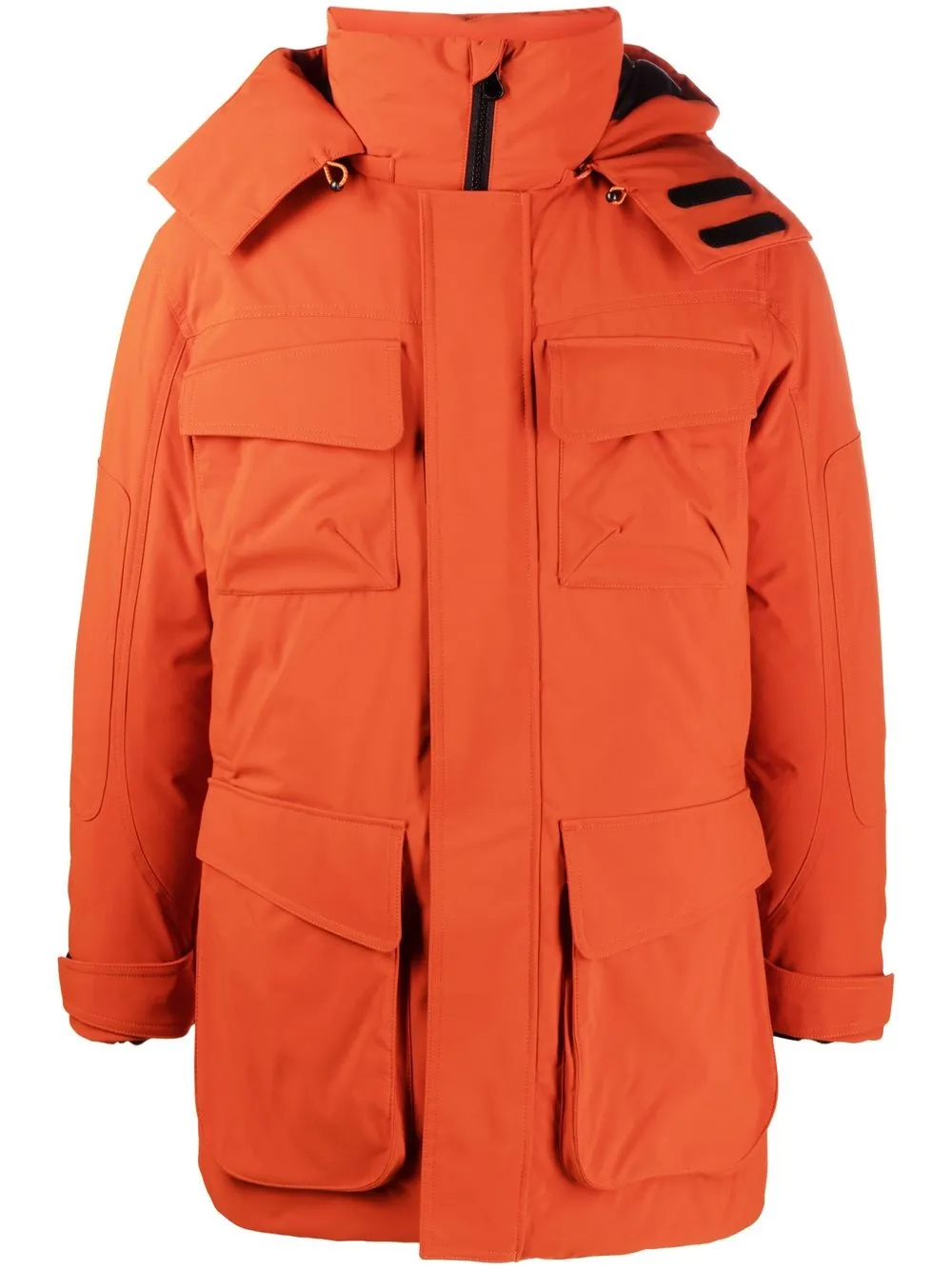 

Save The Duck hooded zip-up coat - Orange