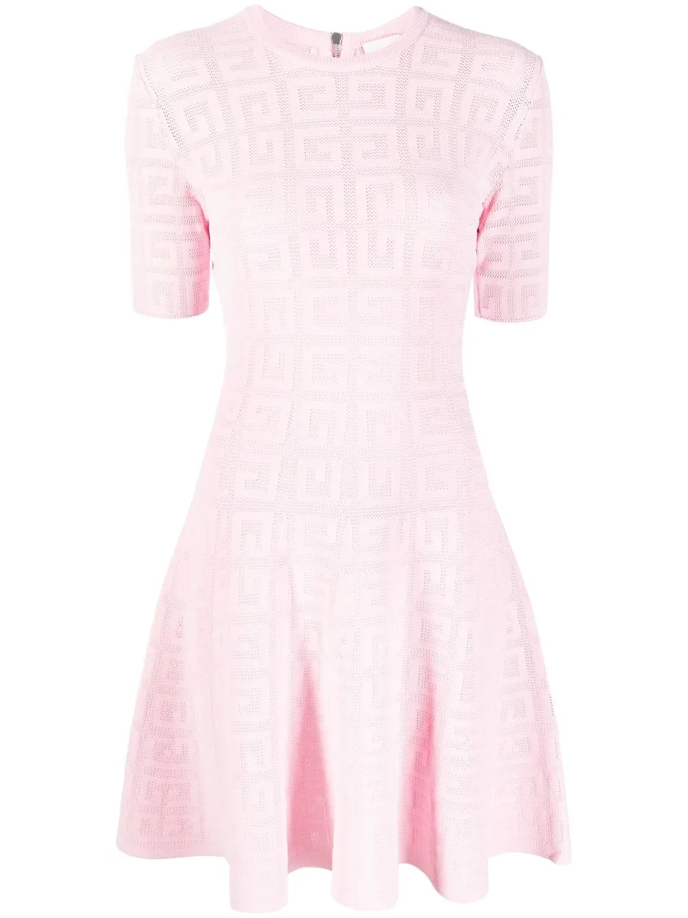 

Givenchy vestido acampanado con motivo 4G - Rosado