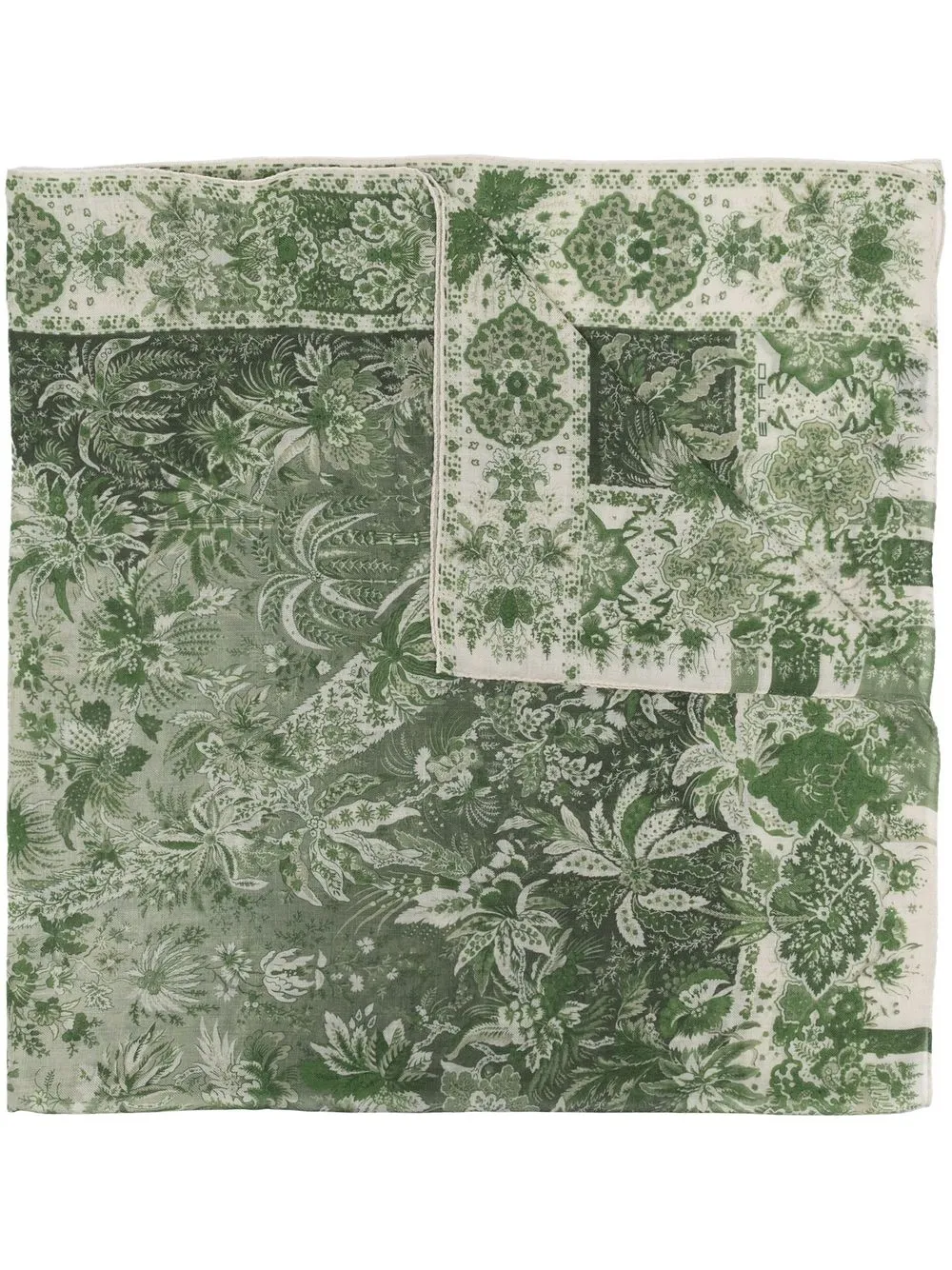 

ETRO mascada con estampado gráfico - Verde