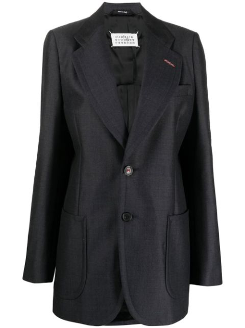 Maison Margiela single-breasted mohair blazer Women