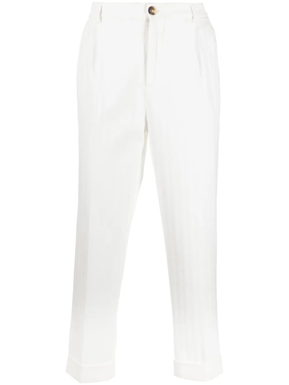 

Brunello Cucinelli mid-rise slim-cut chinos - White