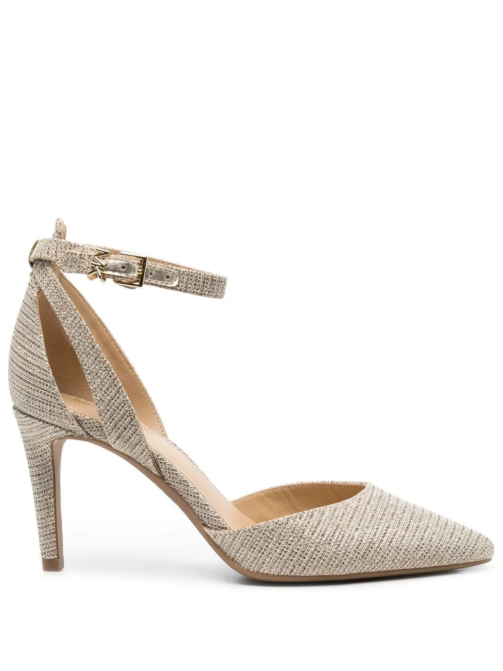 

Michael Michael Kors Amelia crystal-embellished pumps - Gold