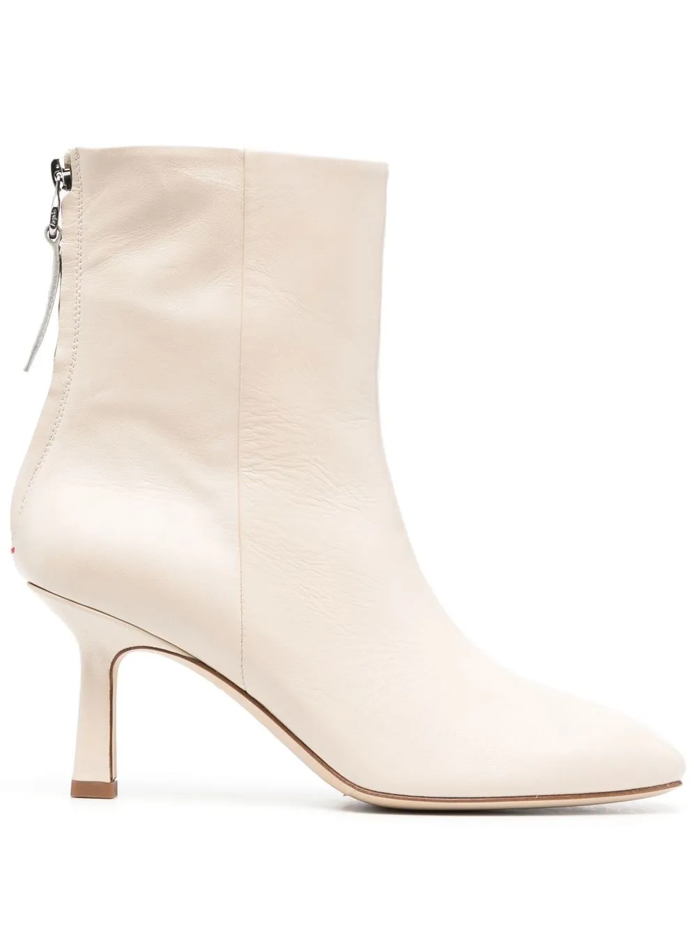 

Aeyde 80mm leather boots - Neutrals