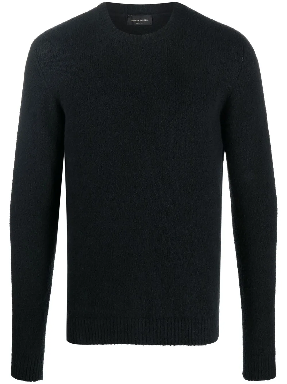 

Roberto Collina ribbed-knit crew neck jumper - Black