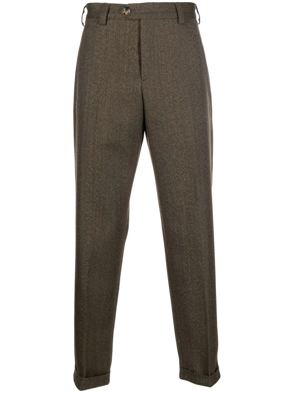 

PT Torino tapered-leg mid-rise trousers - Green