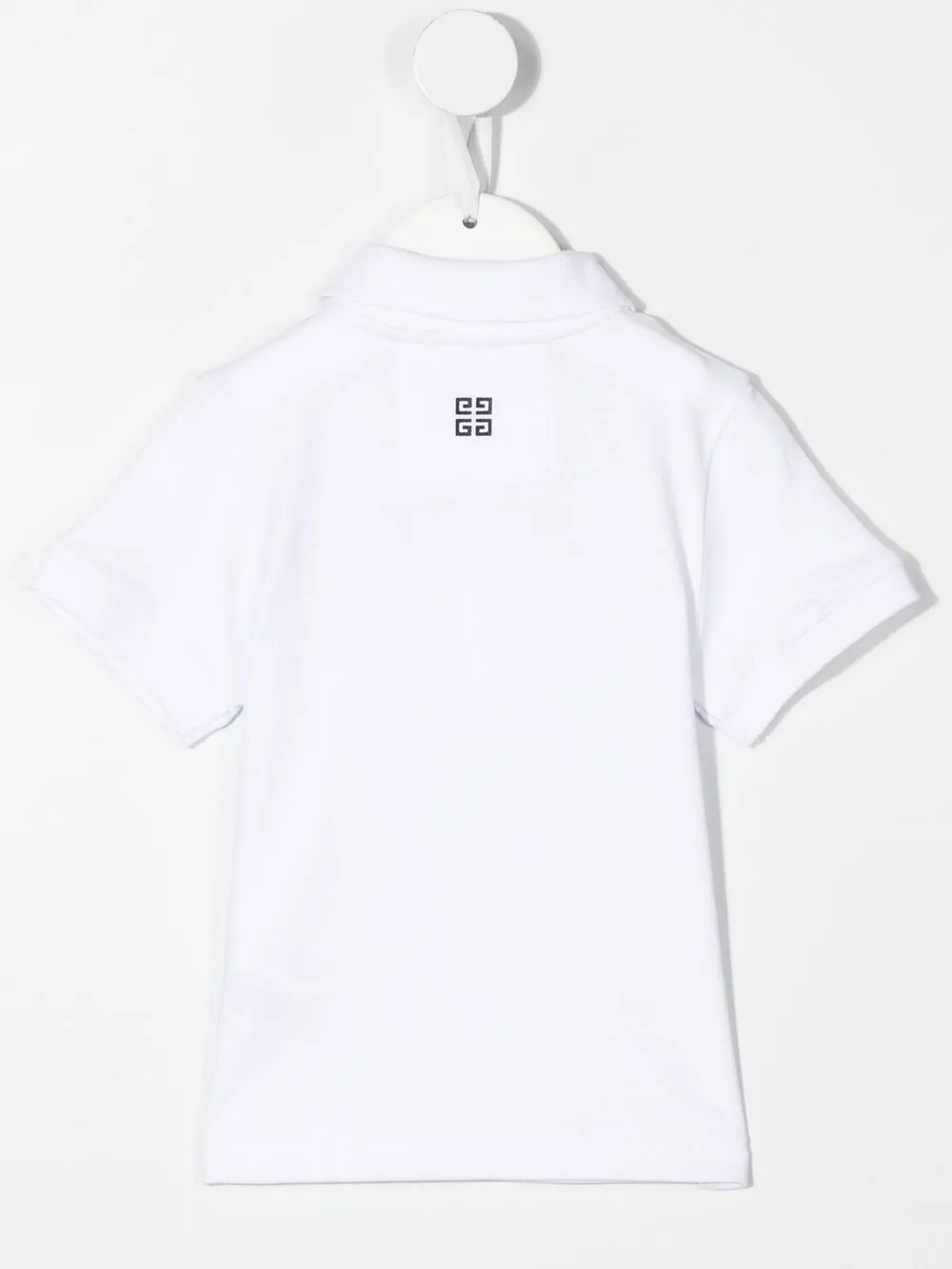 Givenchy Kids Poloshirt met patchdetail - Wit