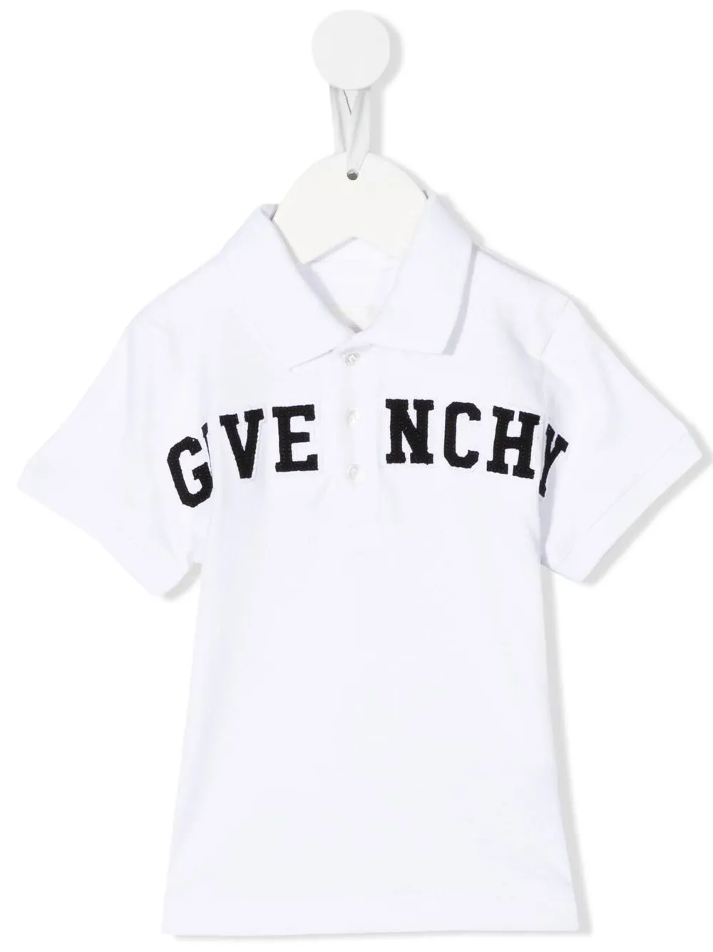 

Givenchy Kids playera con detalle de parche - Blanco