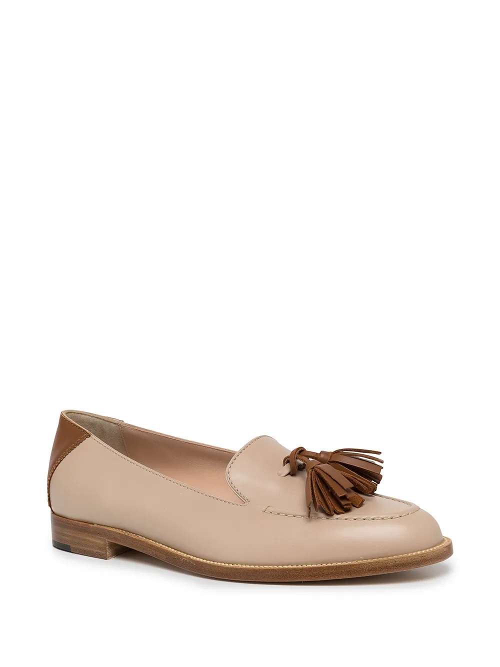 Manolo Blahnik Loafers met kwastje - Beige