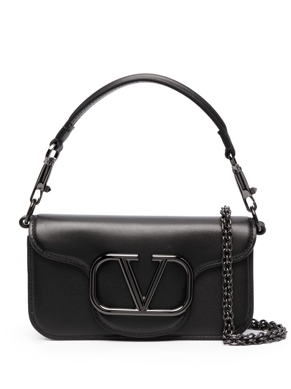 Valentino Garavani Vlogo Crossbody Bag In Schwarz