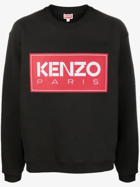 Kenzo Felpa girocollo con applicazione