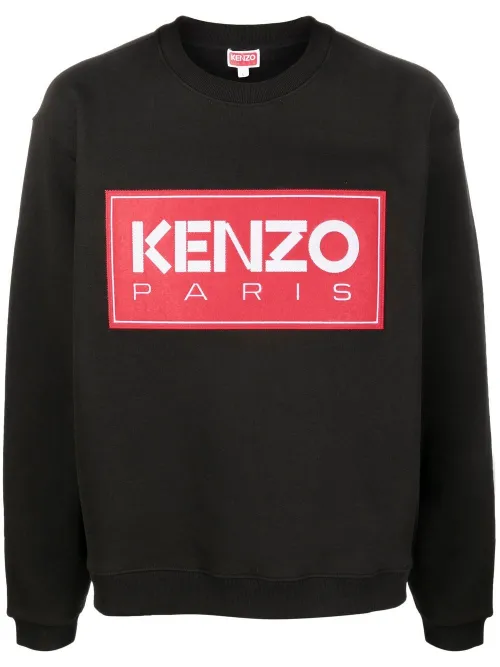 Kenzo sweat à logo brodé - Noir - Kenzo - Modalova