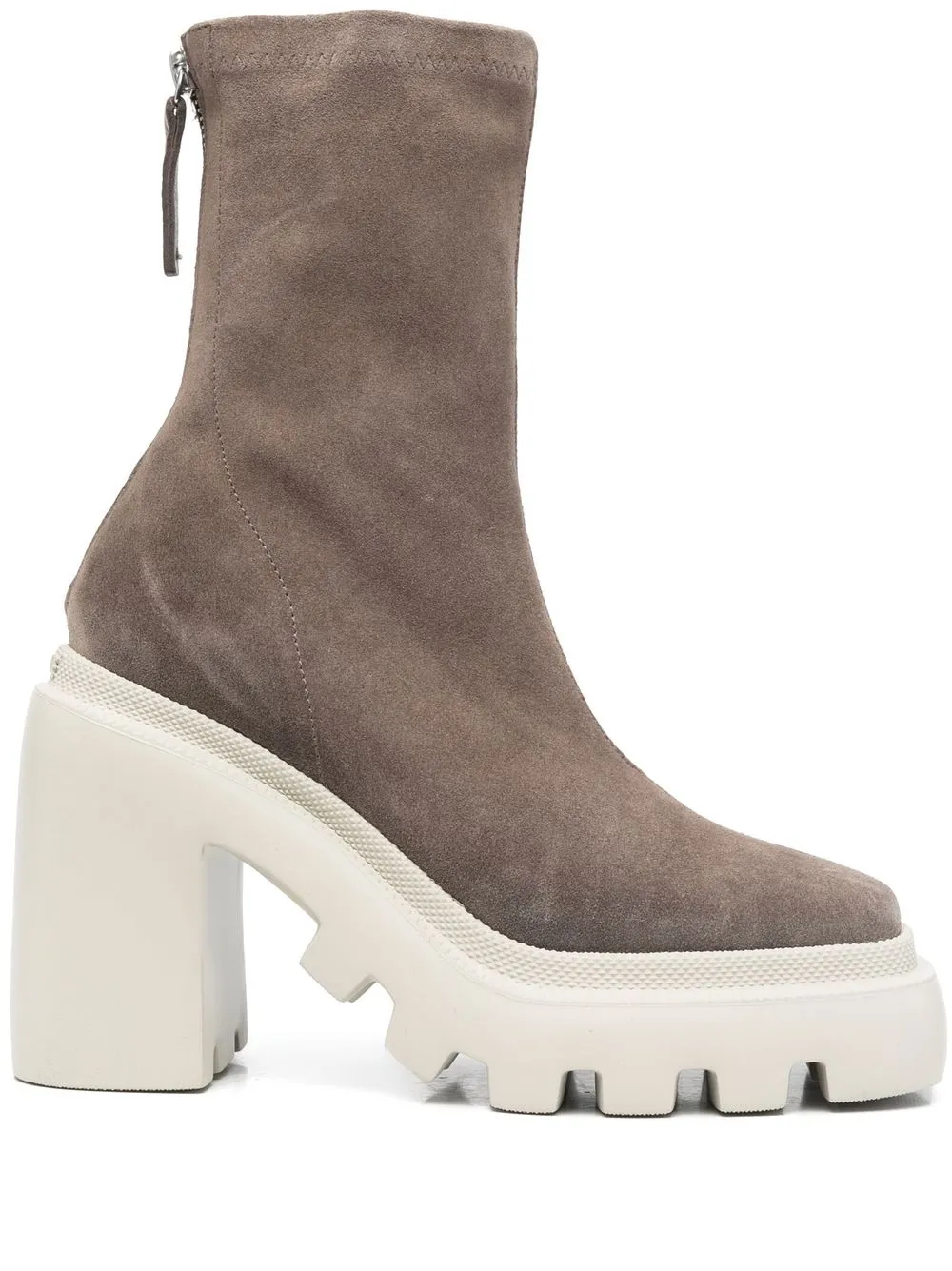 

Vic Matie chunky square-toe boots - Grey