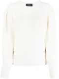 Rochas chunky ribbed-knit jumper - Neutrals