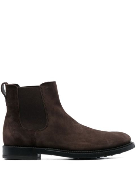 Tod's slip-on suede Chelsea boots