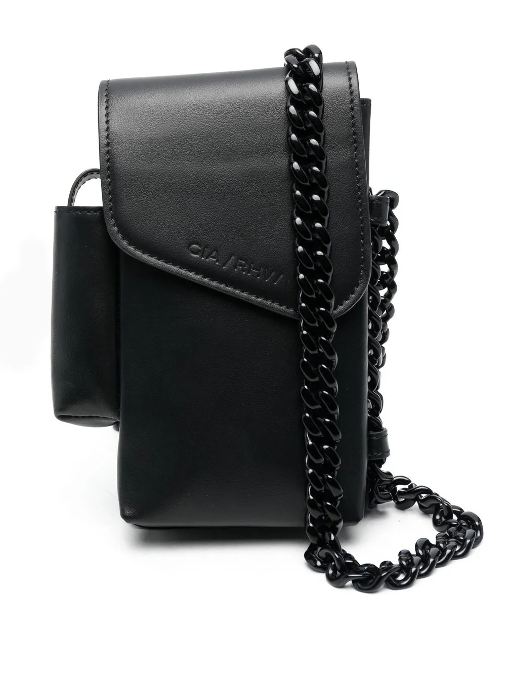 

GIABORGHINI bolsa para celular con correa de cadena - Negro