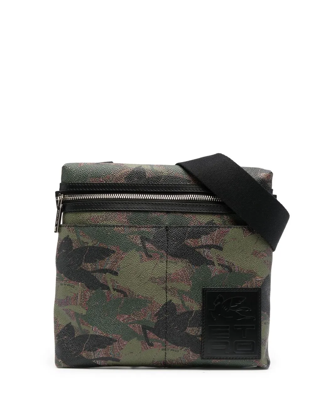 

ETRO Pegaso-print messenger bag - Green