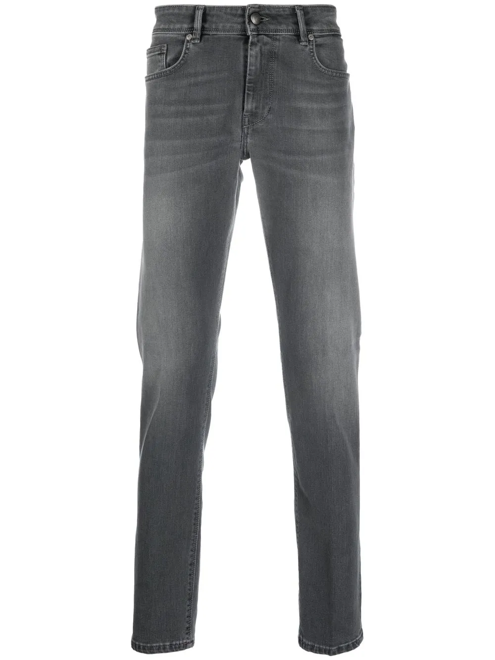 

Fay high-waisted straight-leg jeans - Grey