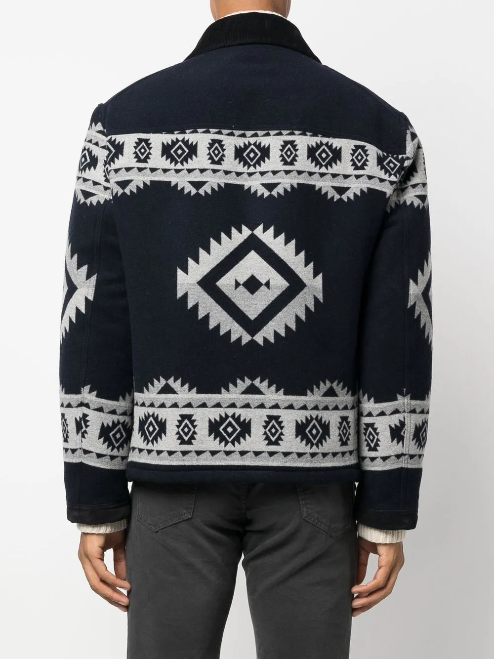 Geometric Three-Pocket Jacket