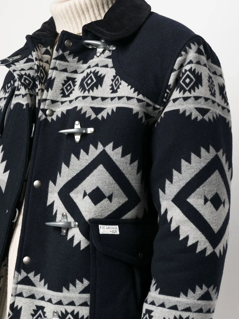 Geometric Three-Pocket Jacket