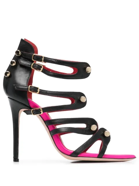 HARDOT 100mm buckled-strap sandals HFKMED10B - 0