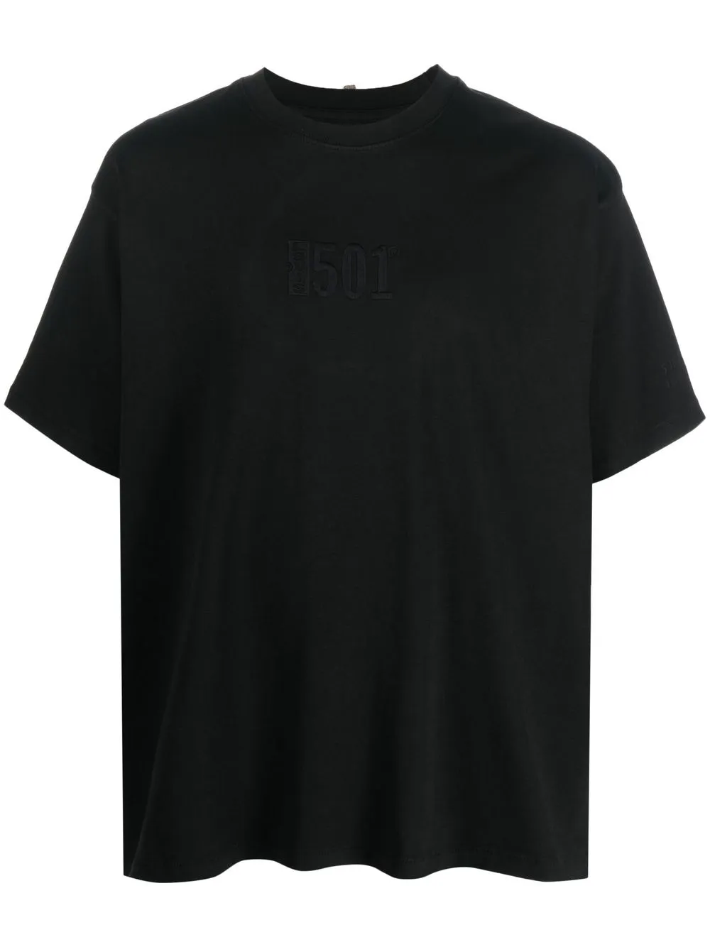 

Levi's playera con logo bordado 501 - Negro